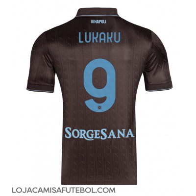 Camisa de Futebol SSC Napoli Romelu Lukaku #9 Equipamento Alternativo 2025-26 Manga Curta Camisa de Futebol SSC Napoli Romelu Lukaku #9 Equipamento Alternativo 2025-26 Manga Curta